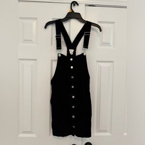 Elegant Black Button-Up Dress